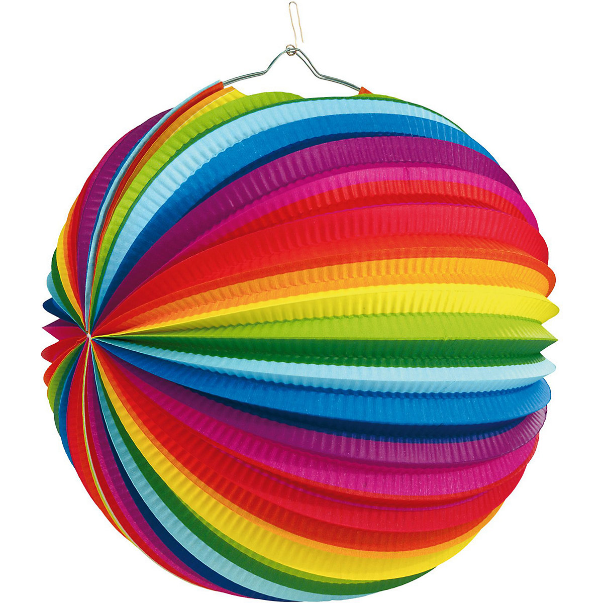 Lampion Regenbogen Ø 25cm schwer entflammbar