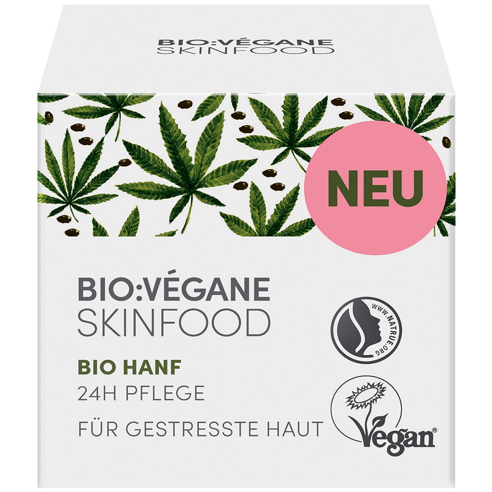 BIO:VÉGANE Bio Hanf 24h Pflege 50 ml