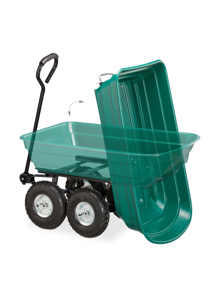 relaxdays Kippwagen 3.50-4 in Grün günstig kaufen onesize
