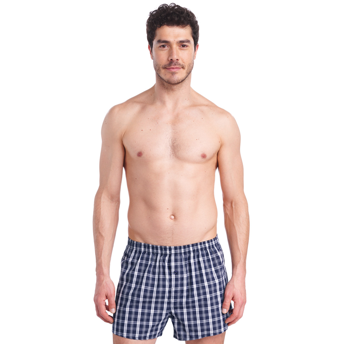 Herren Boxershorts mit Karo-Muster