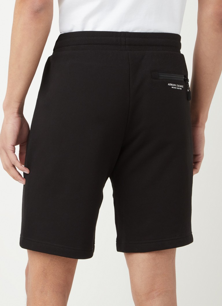 Pantaloni scurți largi cu buzunare cu fermoar Armani Exchange