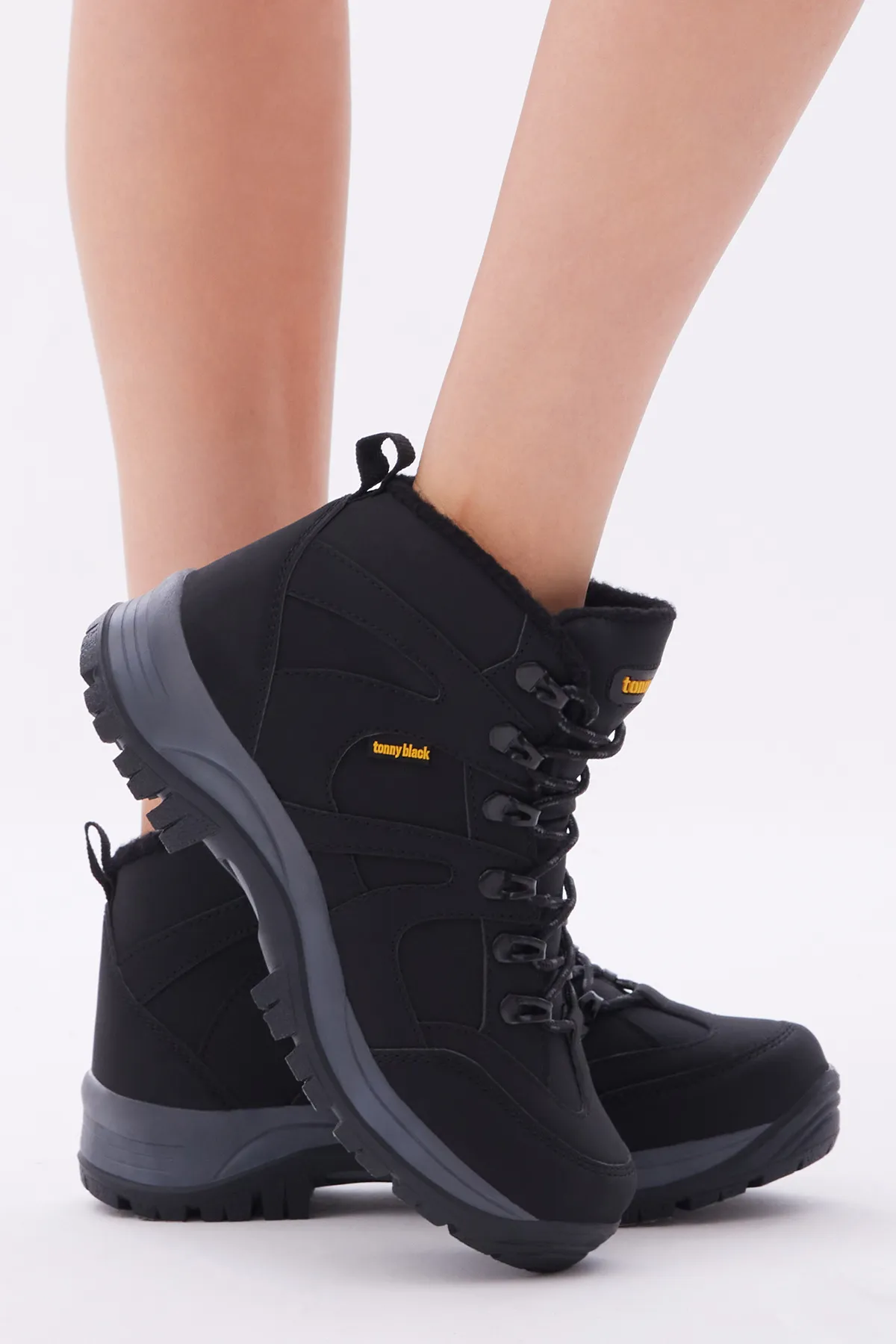 Tonny Black  Schwarze Unisex-Trekkingstiefel V2rts