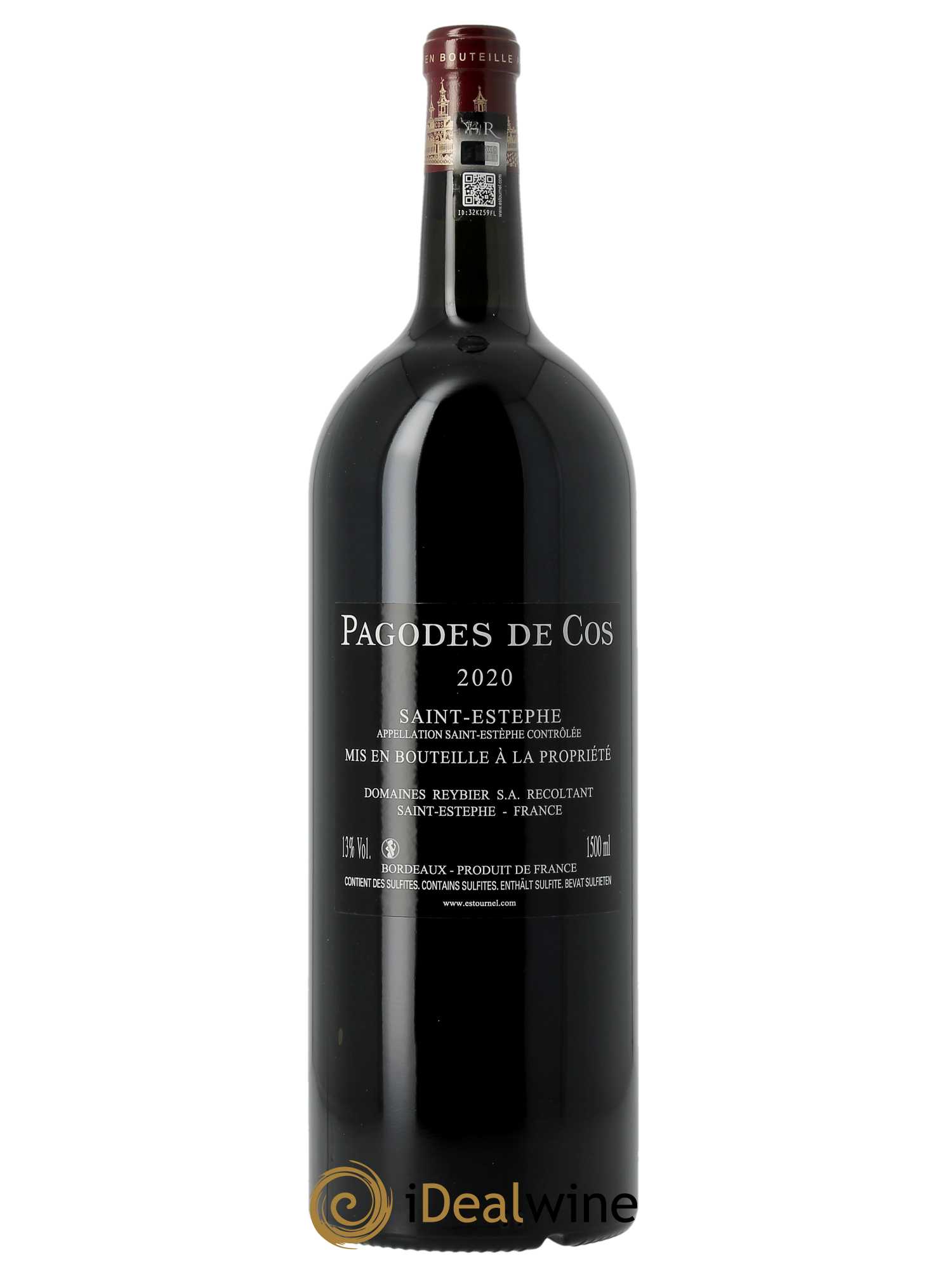 Les Pagodes de Cos Second Vin (CBO À PARTIR DE 6 BTS) 2020 - Lot de 1 Magnum
