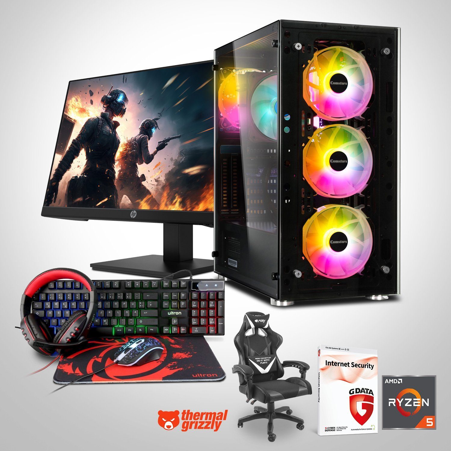 Memory PC Gaming-PC-Komplettsystem (23,80