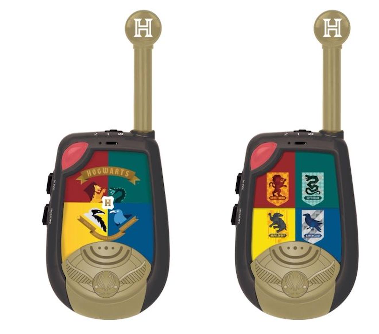 Talkie-Walkies Digitaux Harry Potter portée 2km fonction morse noir