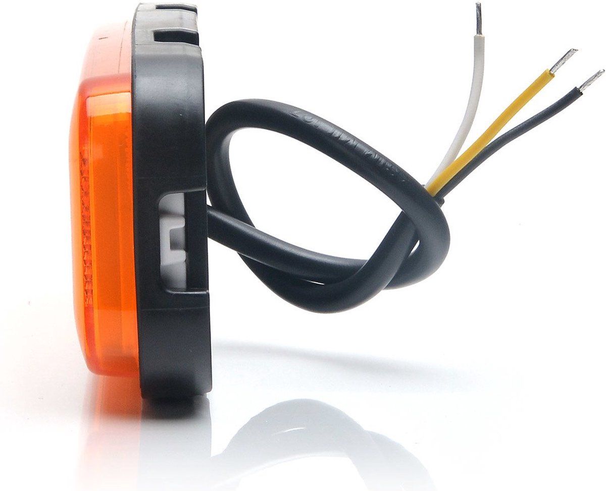 Tip-it neon orange Led seitemarkieringsleuchte mit fahrtrichtungsanzeiger