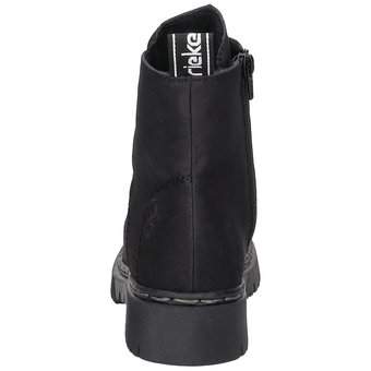 Rieker Schnür Boots in schwarz