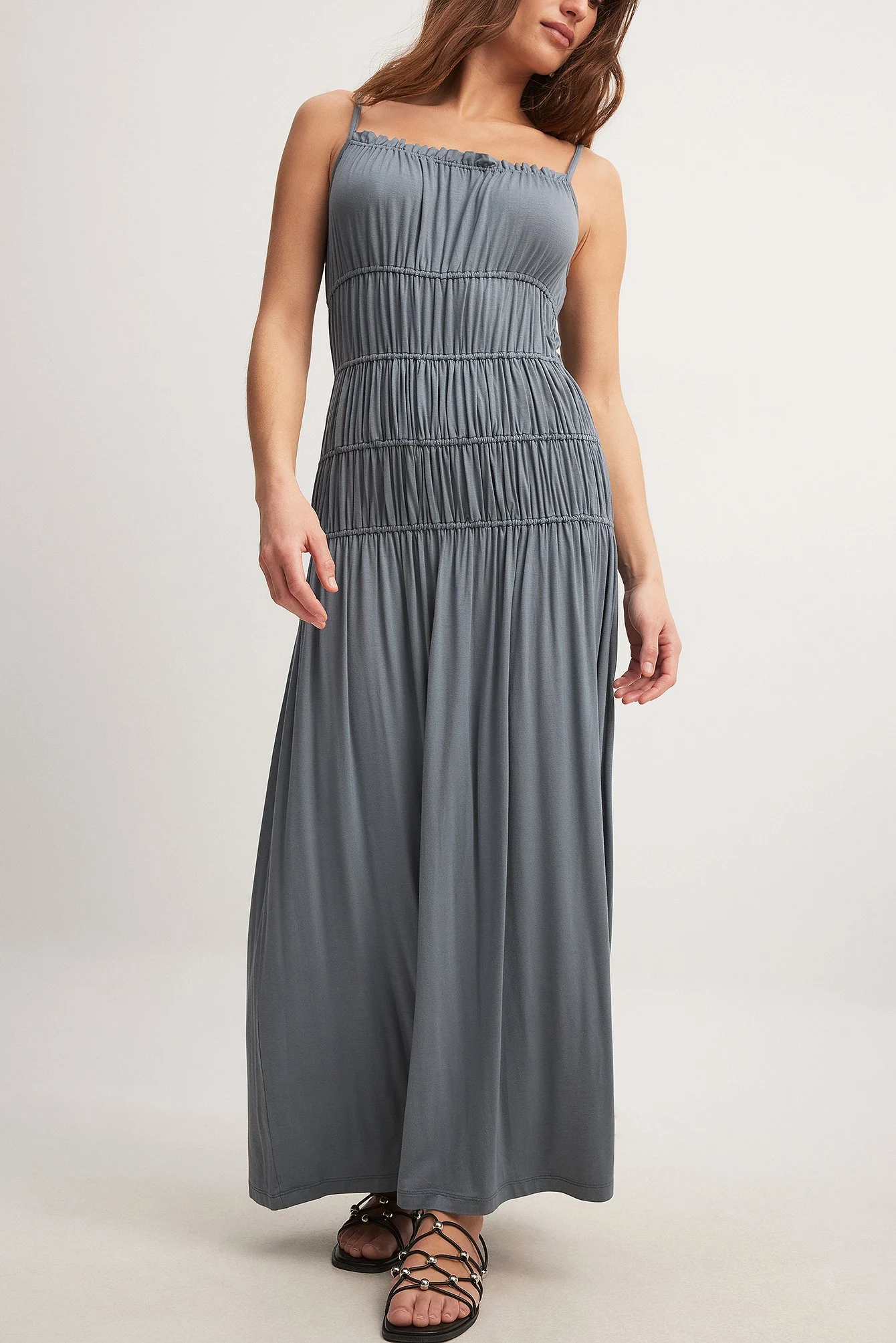 Rouched Midi Dress