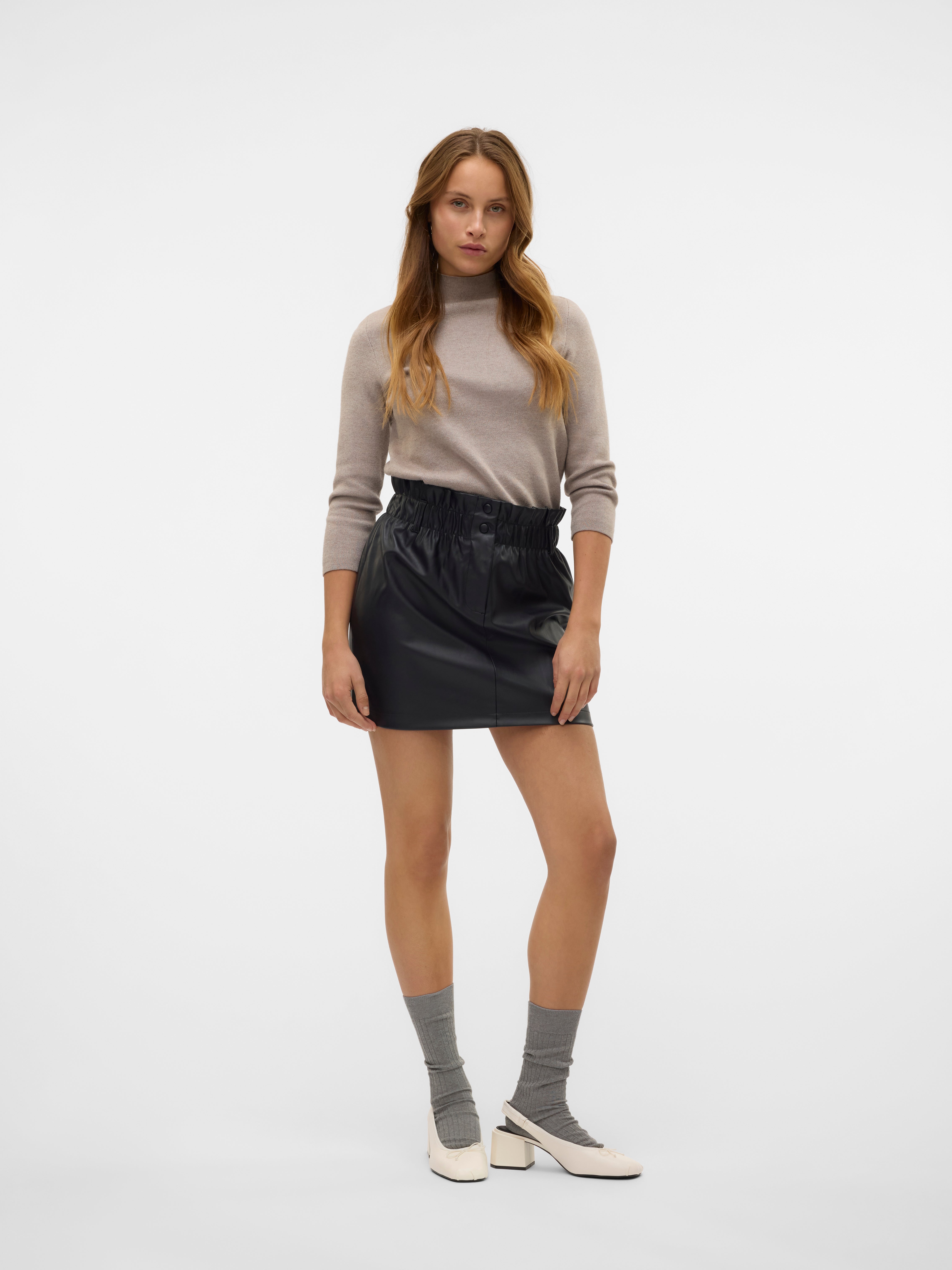 VMALVA Hohe Taille Kurzer Rock