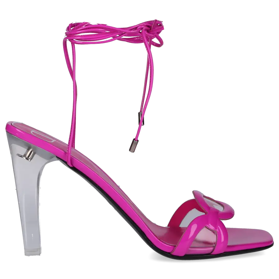 Valentino Garavani - Sandalen CHAIN 1967 Kalbsleder - pink