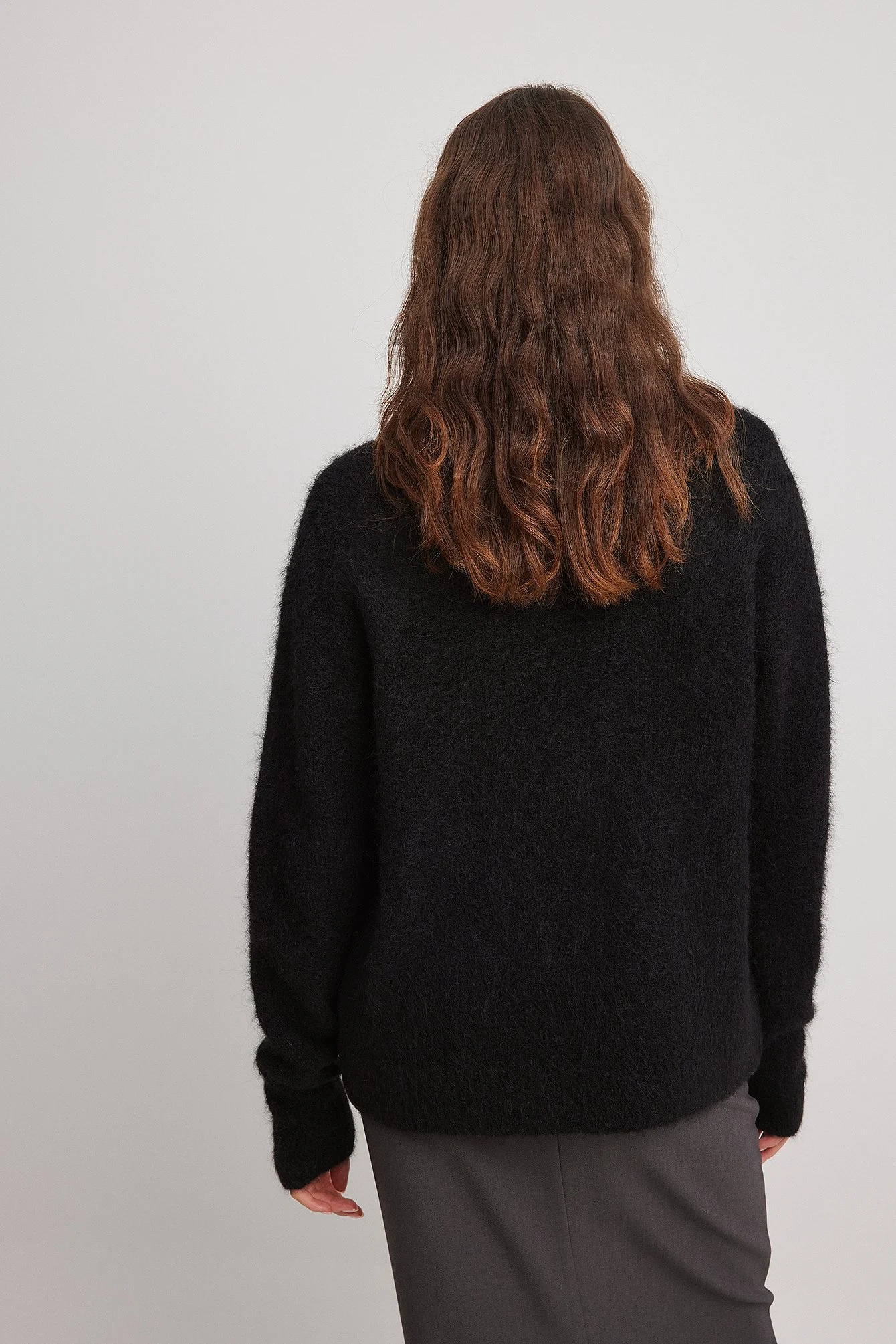 Pullover mit V-Ausschnitt aus Wollmischung