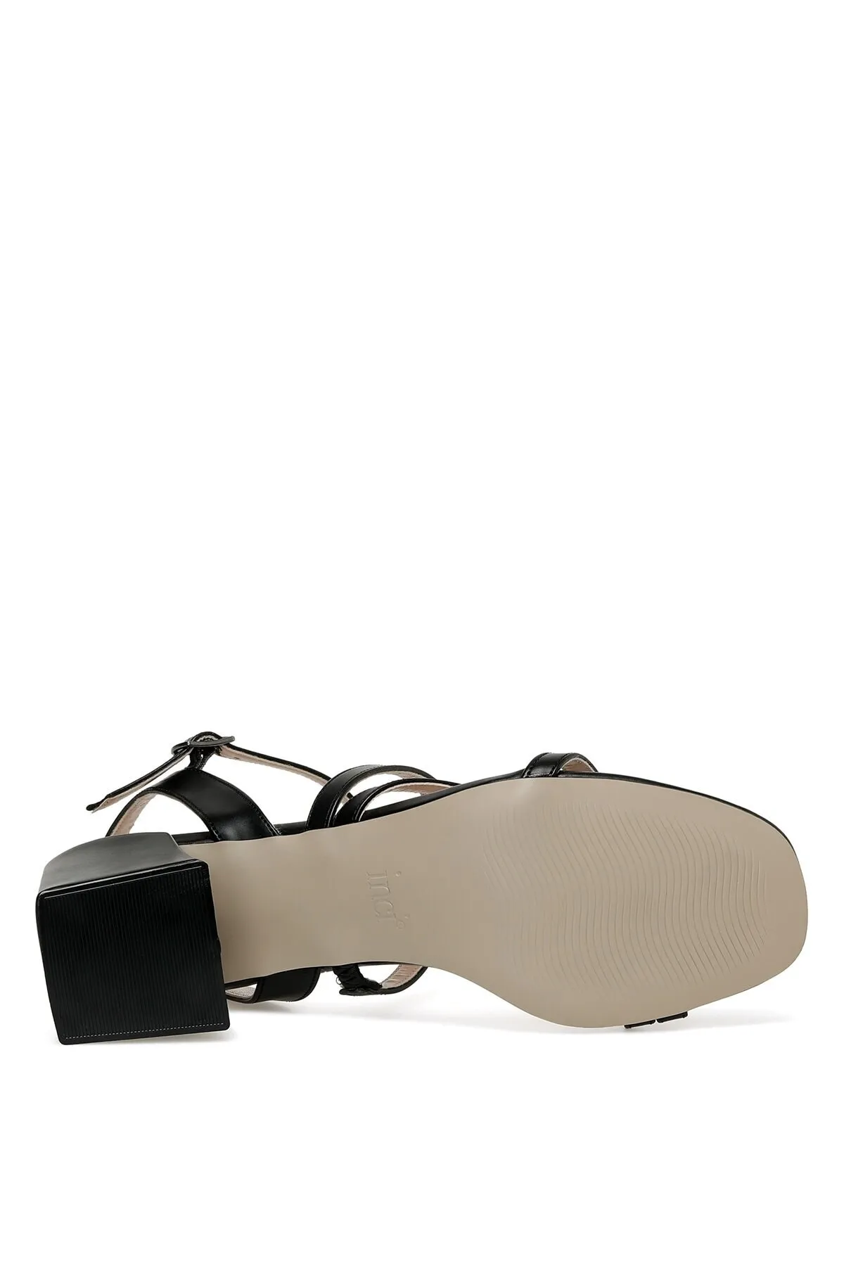 İnci  Sandalette - Schwarz - Blockabsatz