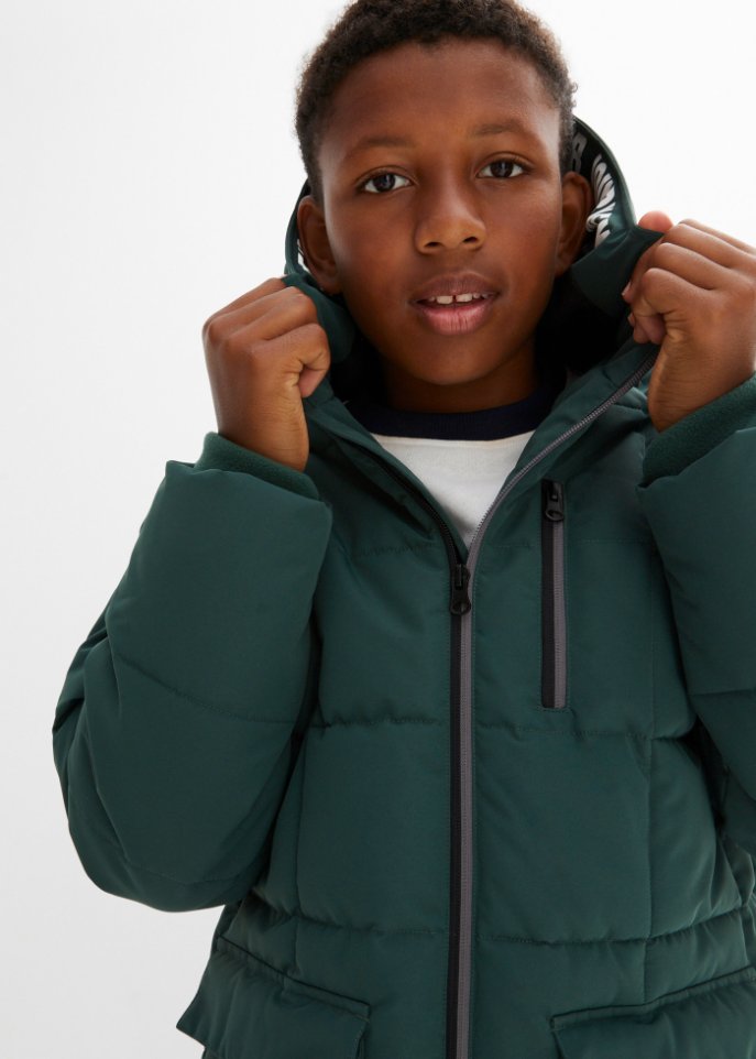 Jungen Winterjacke lang