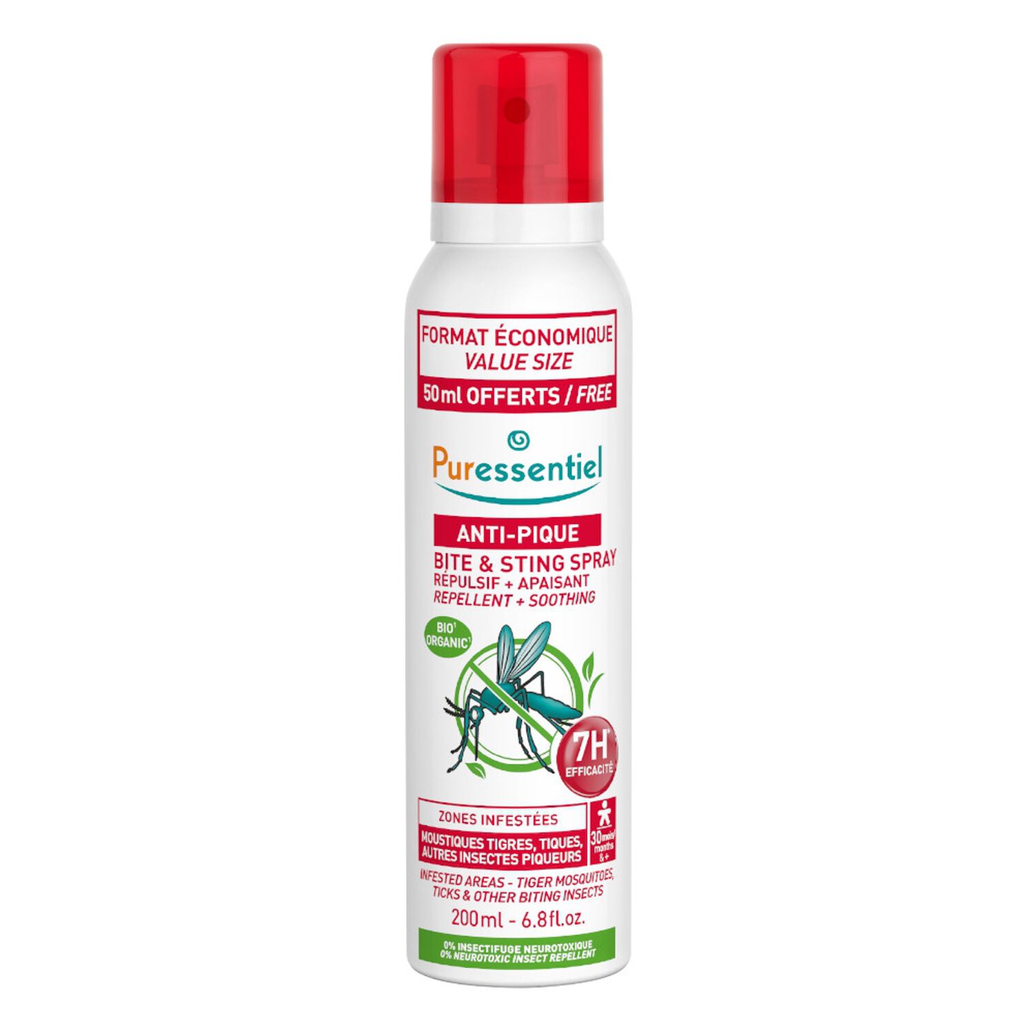 Puressentiel Anti-Pique Spray Répulsif Apaisant 200 ml