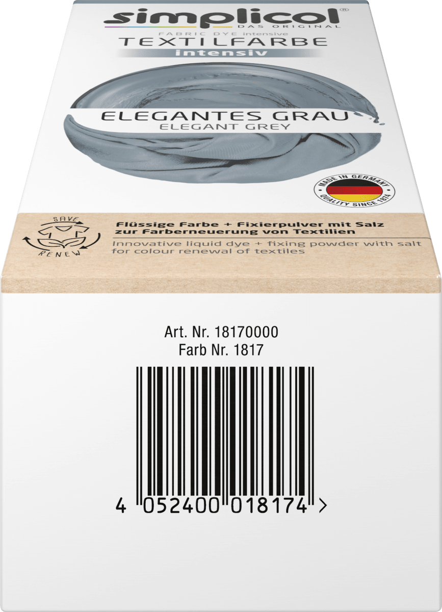 Textilfarbe intensiv Elegantes Grau, 1 St