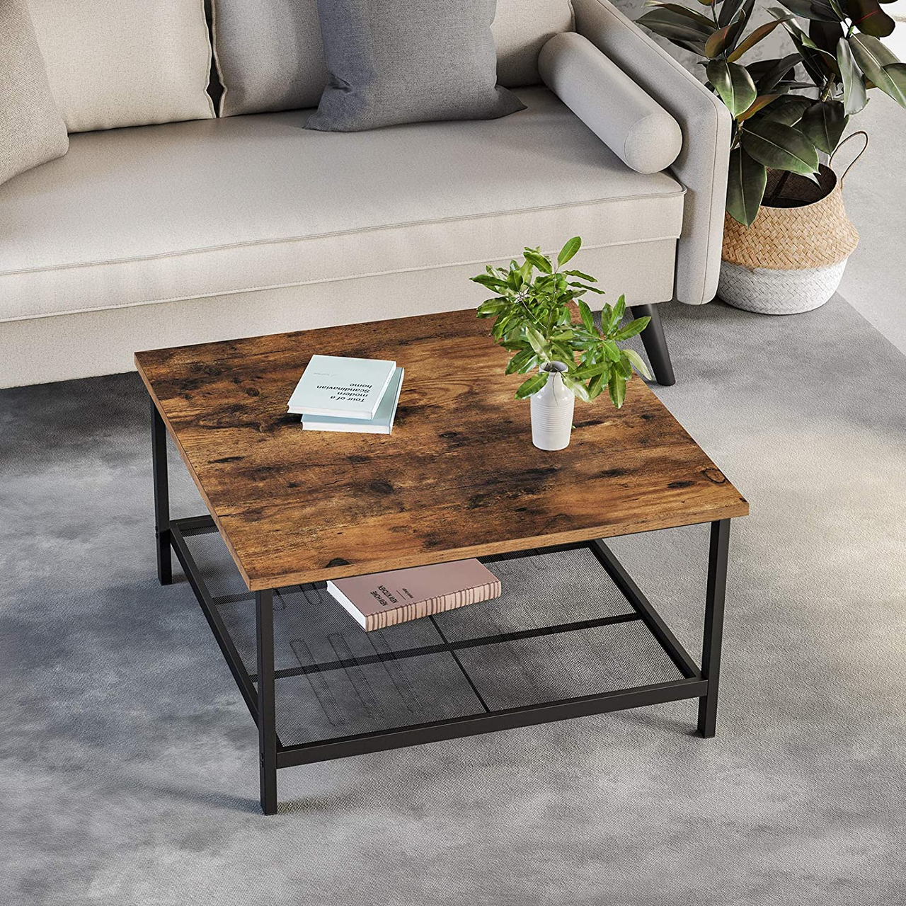 Vasagle Couchtisch,für Wohnzimmer