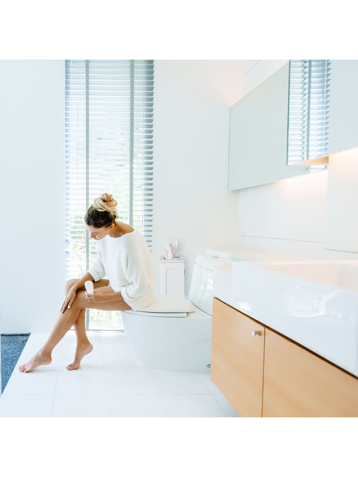 relaxdays Toilettenschrank in Weiß - (B)19,5 x (H)65 x (T)19,5 cm günstig kaufen onesize
