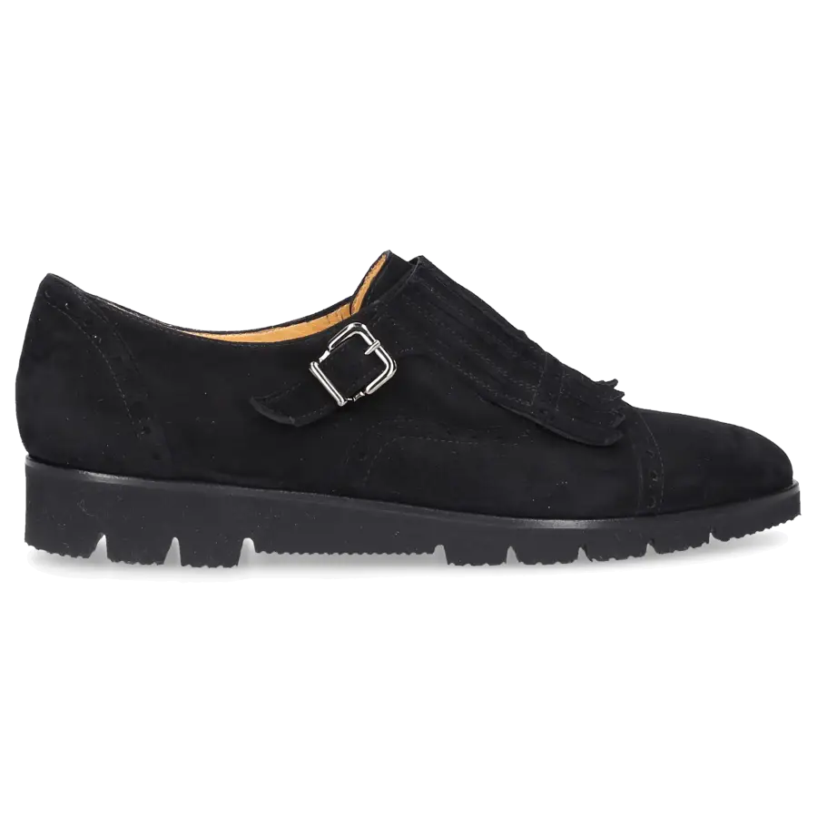 Truman's - Monk Schuhe 8427 Veloursleder - schwarz
