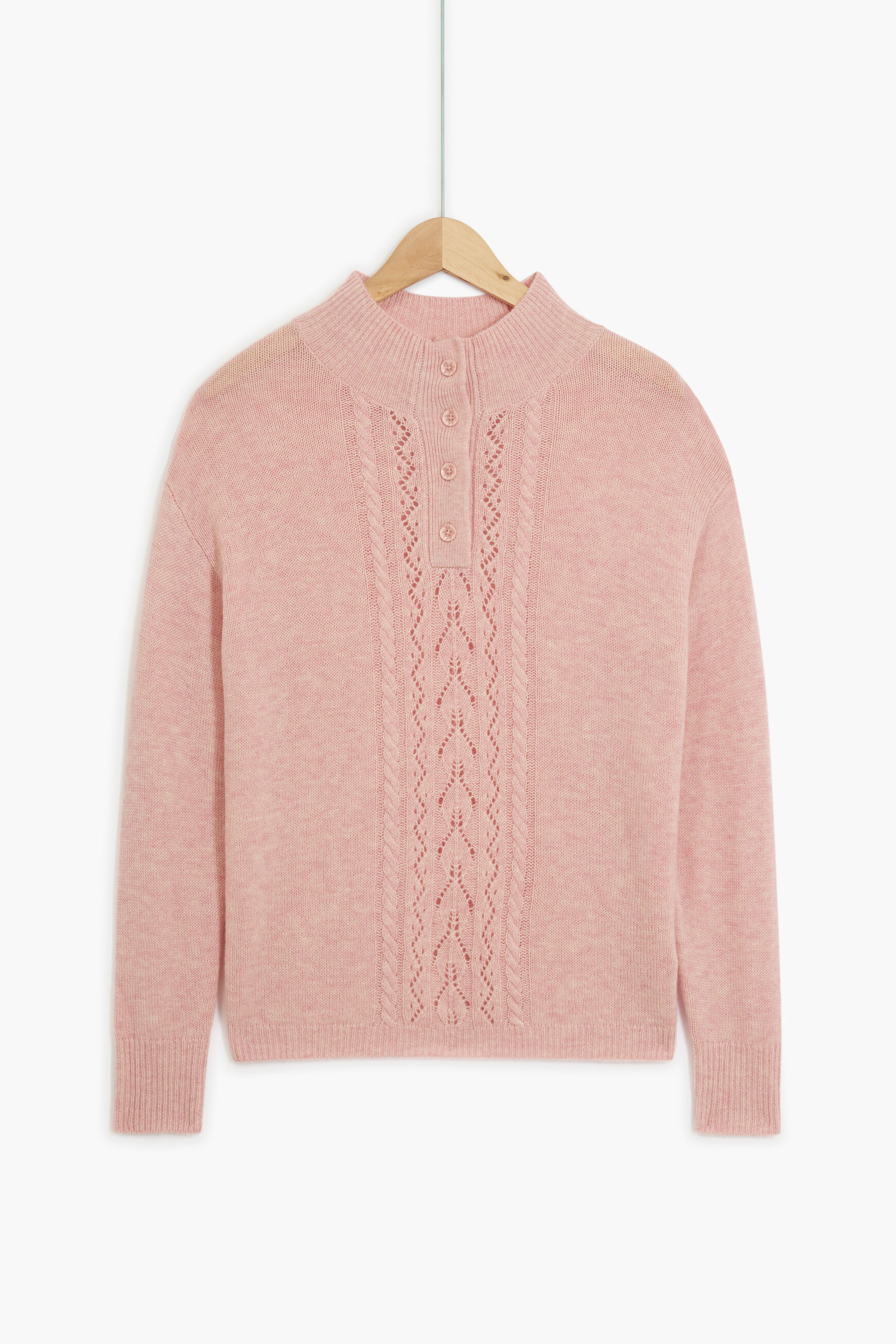 pull florine 100% laine orange fonce femme