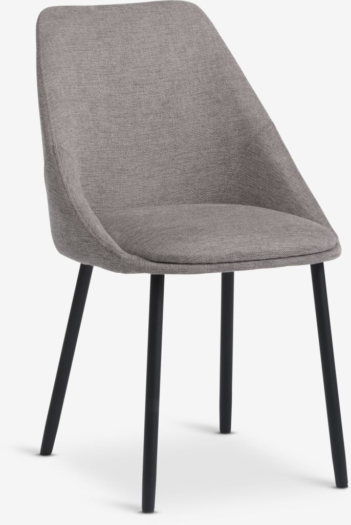 VELLEV spisestol, sand/svart stoff