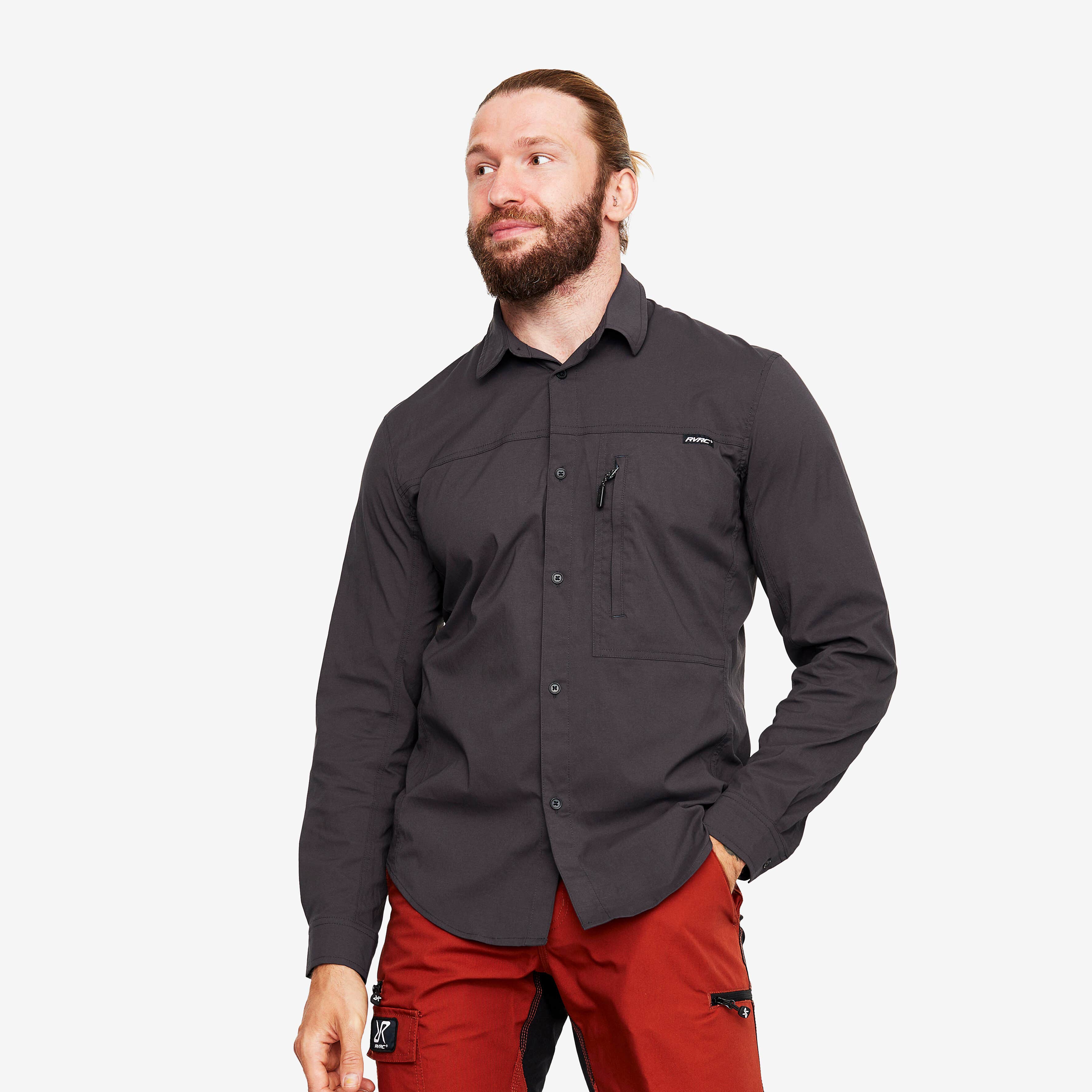Preparation Stretch Shirt Homme Obsidian