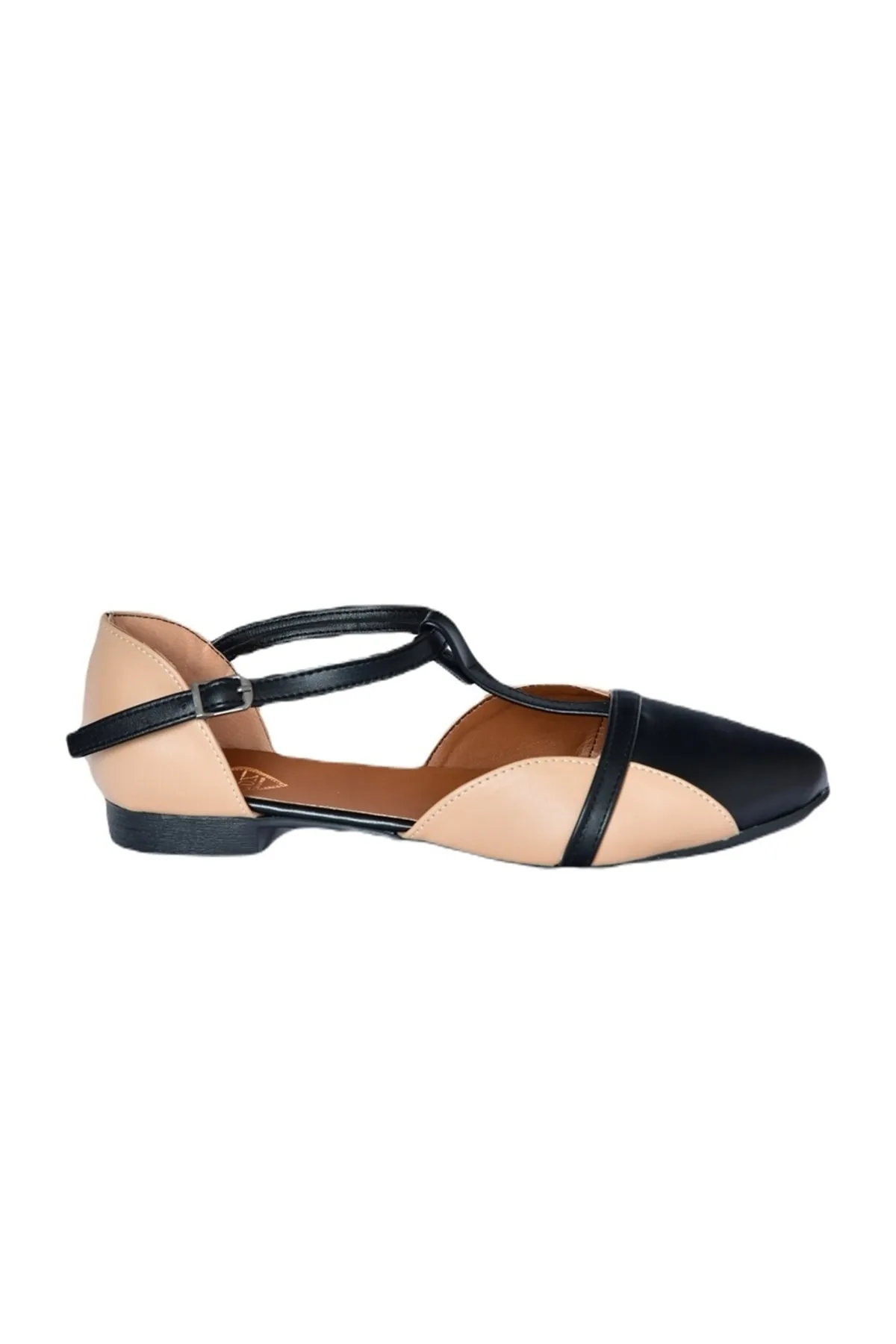 Fox Shoes  Hautschwarze Damen-Ballerinas B726881809