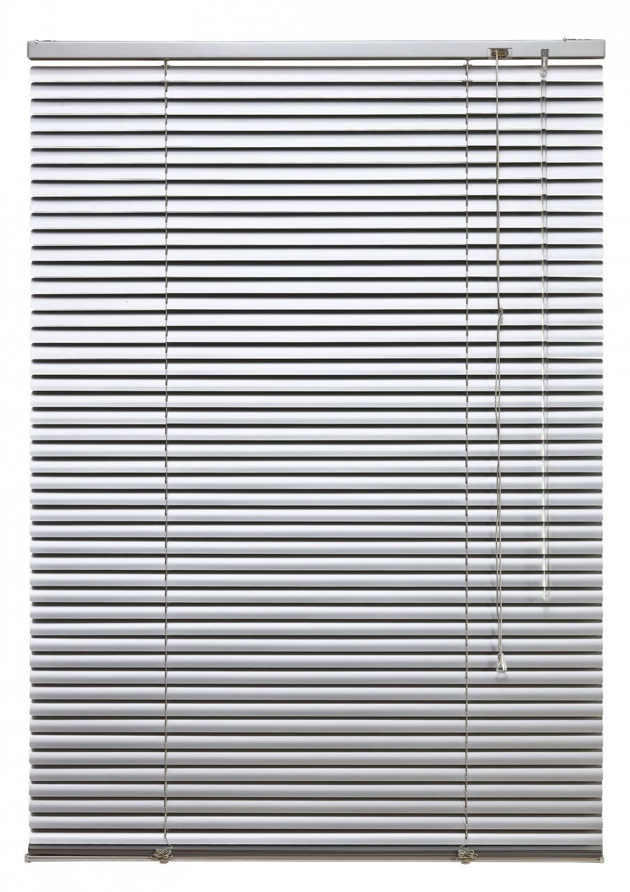 Bella Casa Aluminium-Jalousie, silber, 160 x 110 cm