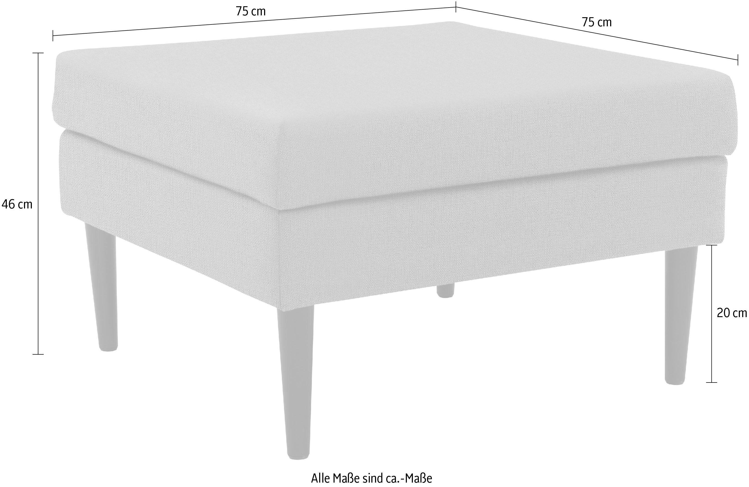 DOMO collection Polsterhocker Saule, Outdoor