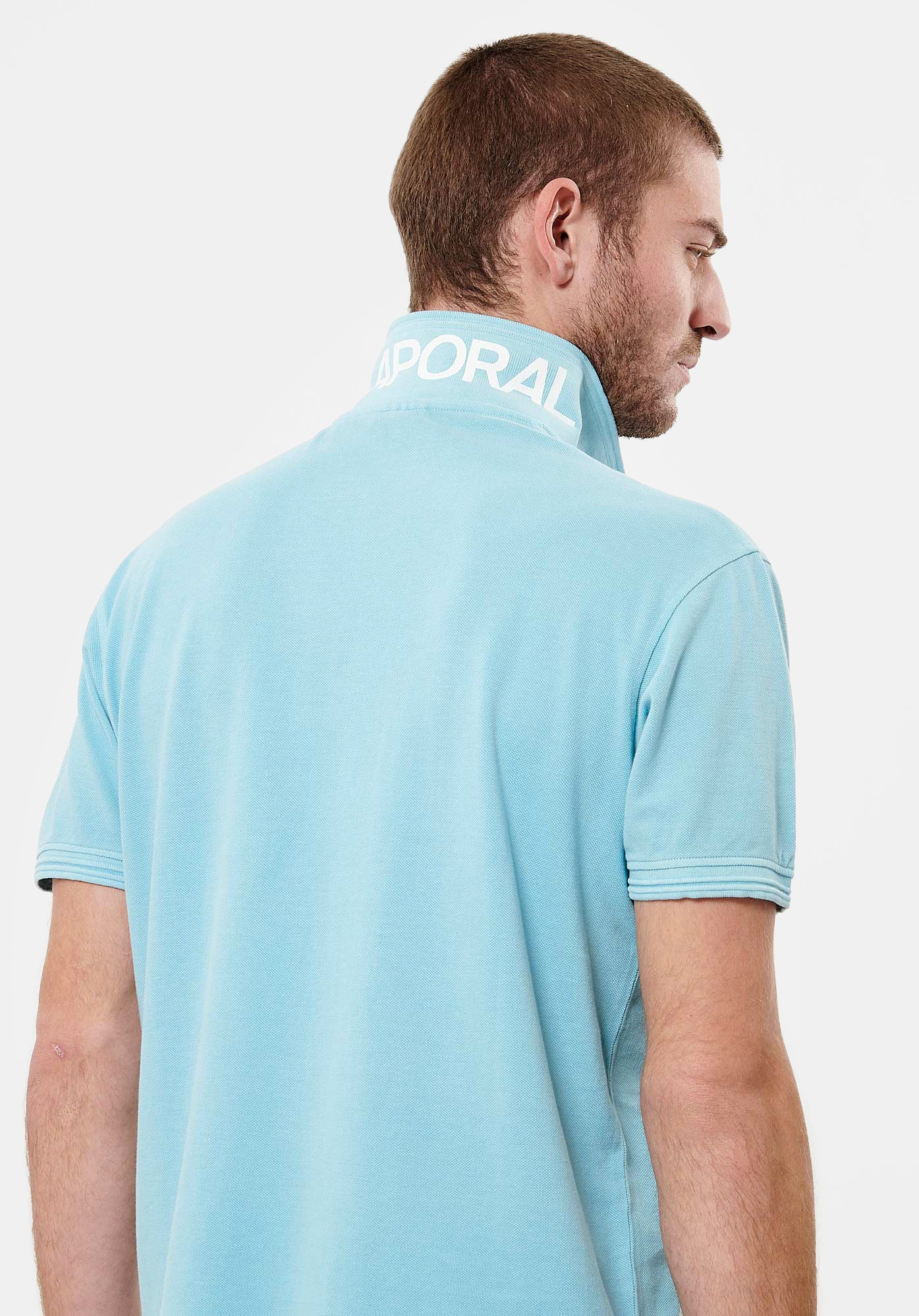 CORTO  Polo bleu Homme en 100% coton