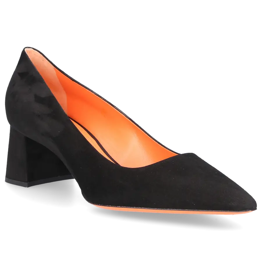 Santoni - Pumps 70049 Veloursleder - schwarz