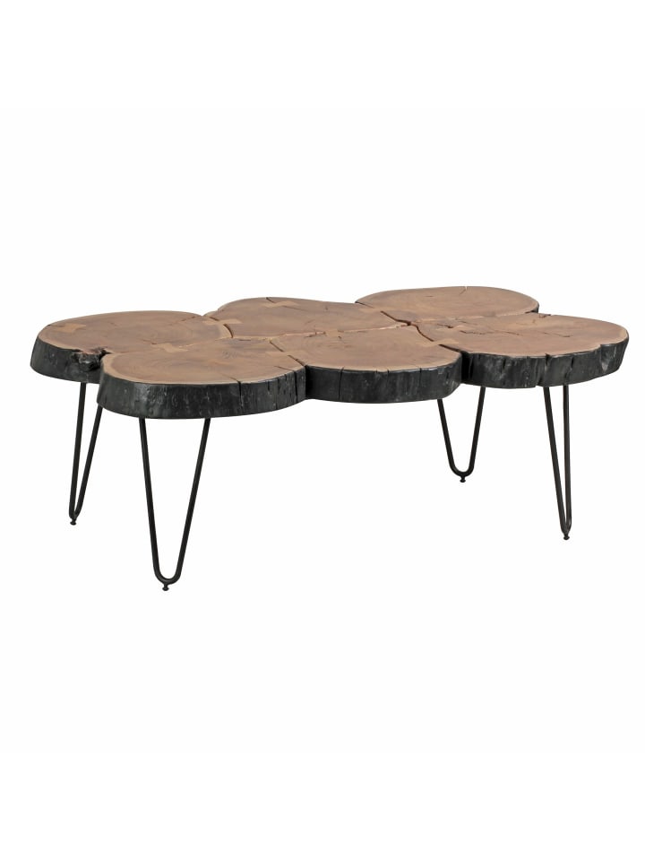 KADIMA DESIGN Couchtisch BAGLI Massiv-Holz 115 cm breit Wohnzimmer-Tisch günstig kaufen onesize