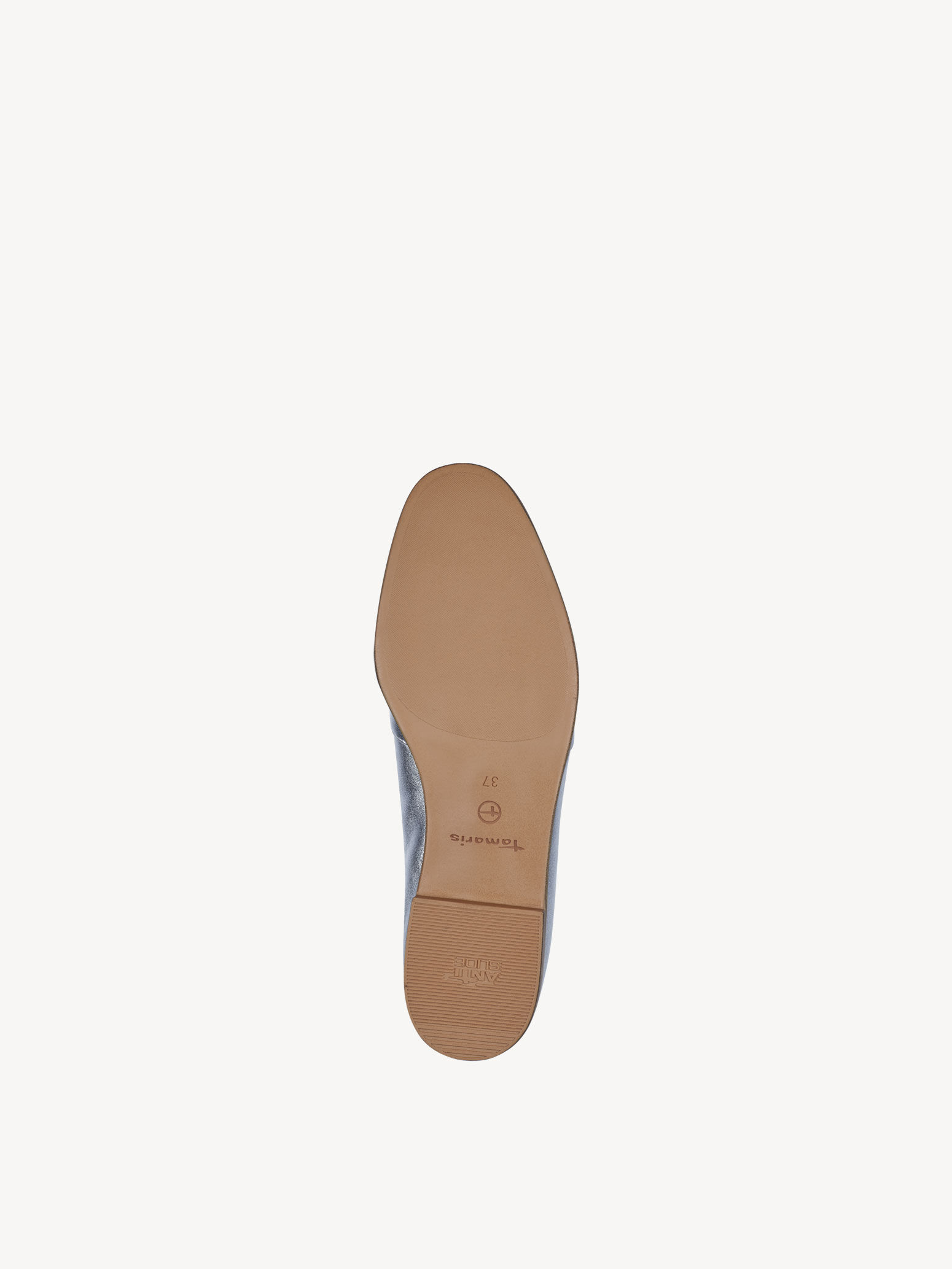 Slipper en cuir - métallique