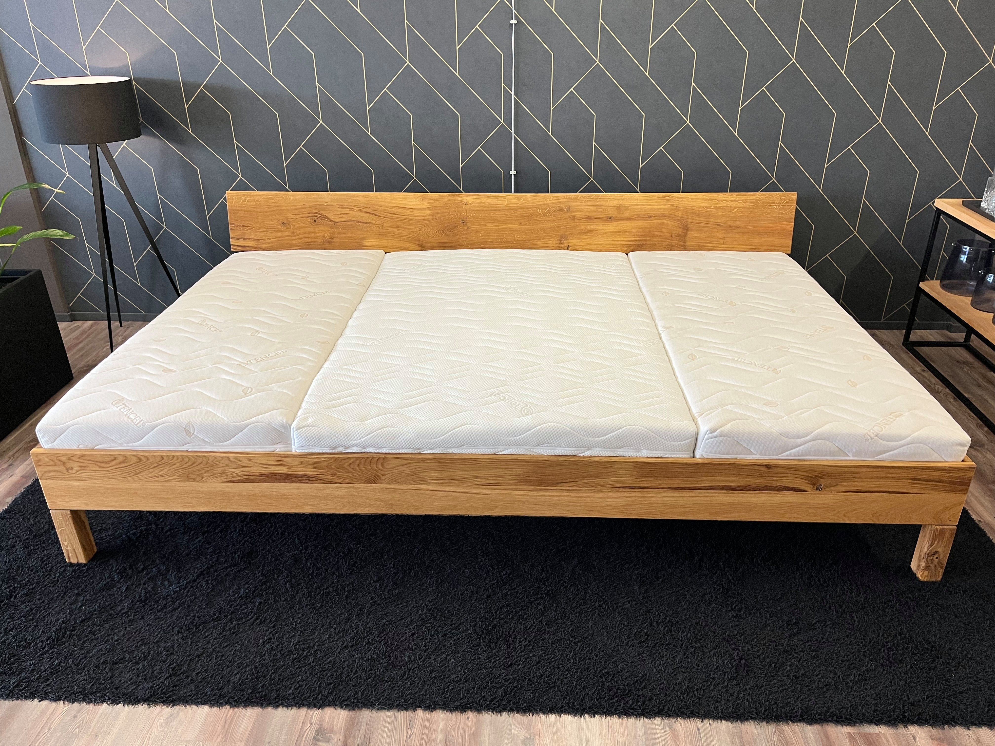 Gowld Massivholzbett Family (Eiche massiv, geschliffen und geölt, Familienbett Co-Sleeping), bis 400x220cm