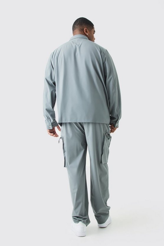 Plus Stretch Cargo-Hose mit elastischem Bund und Reißverschluss
