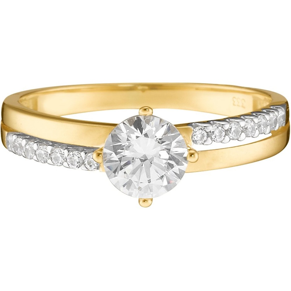FAVS Bague pour femme 375 Or jaune or jaune Bague