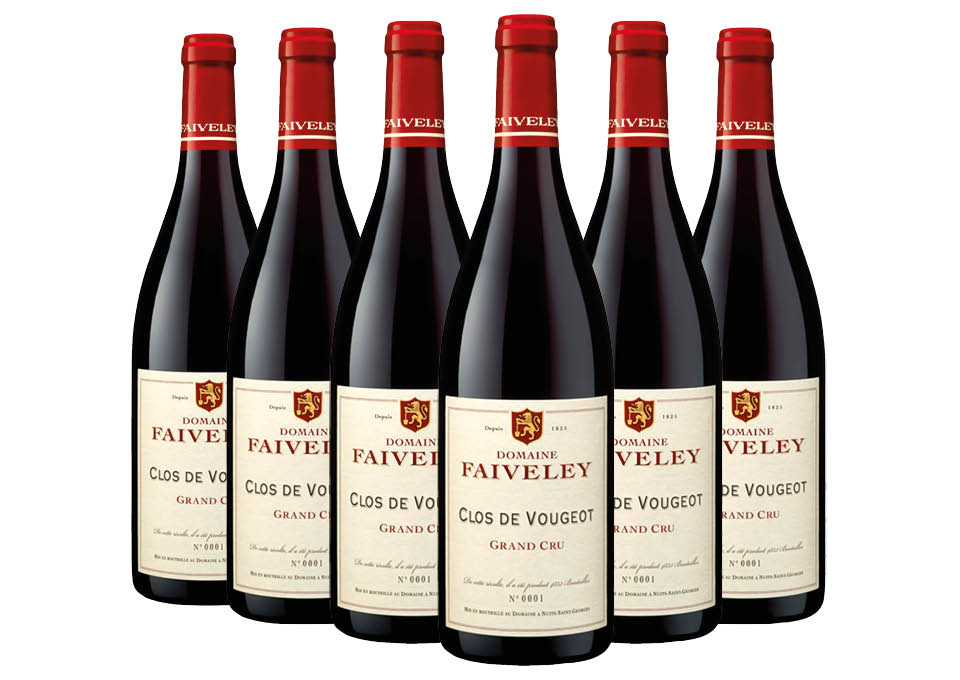 Clos de Vougeot Grand Cru AOC 2018 Domaine Faiveley 6 bouteilles de 0,75 ℓ