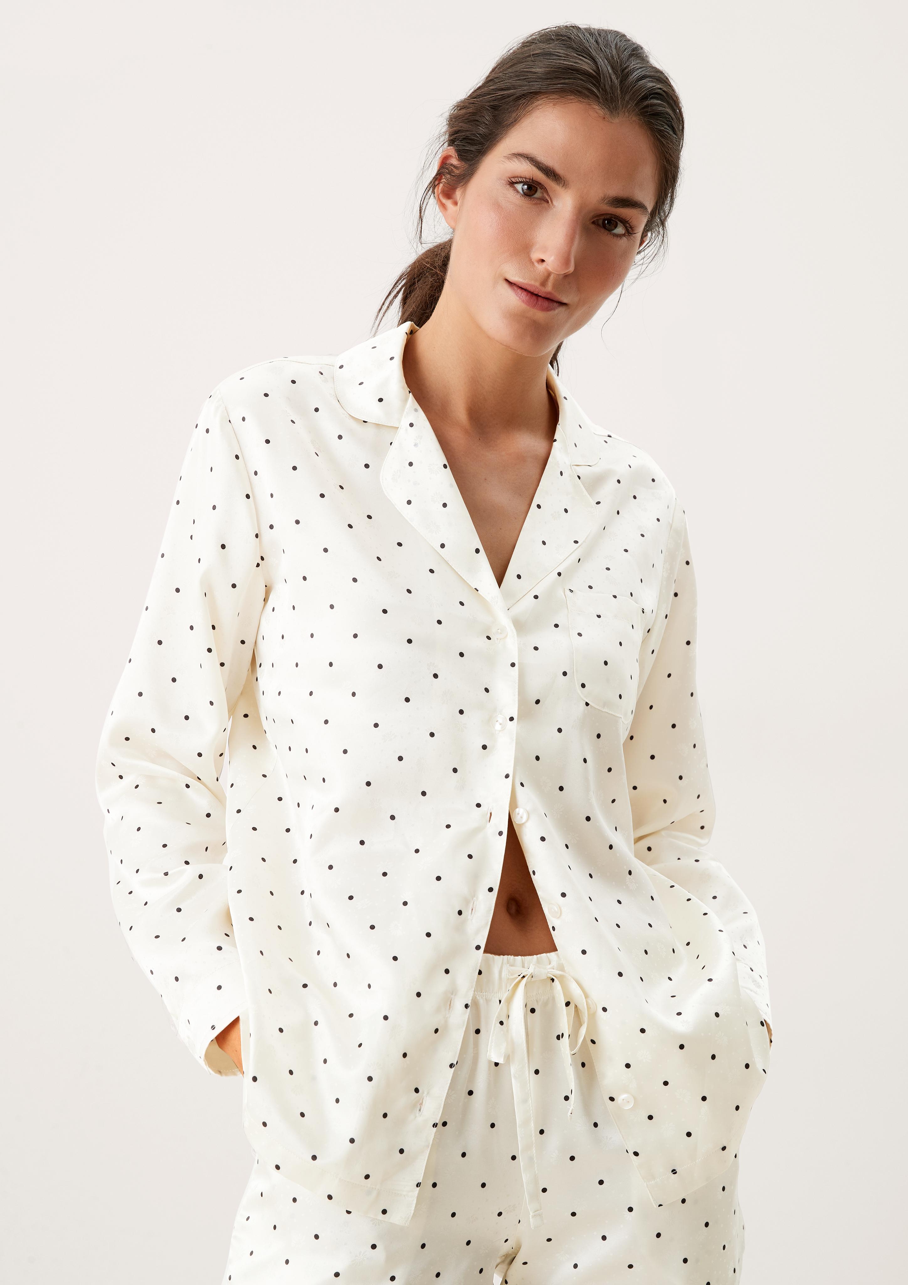 Langer Pyjama aus Satin  6006294-00P2