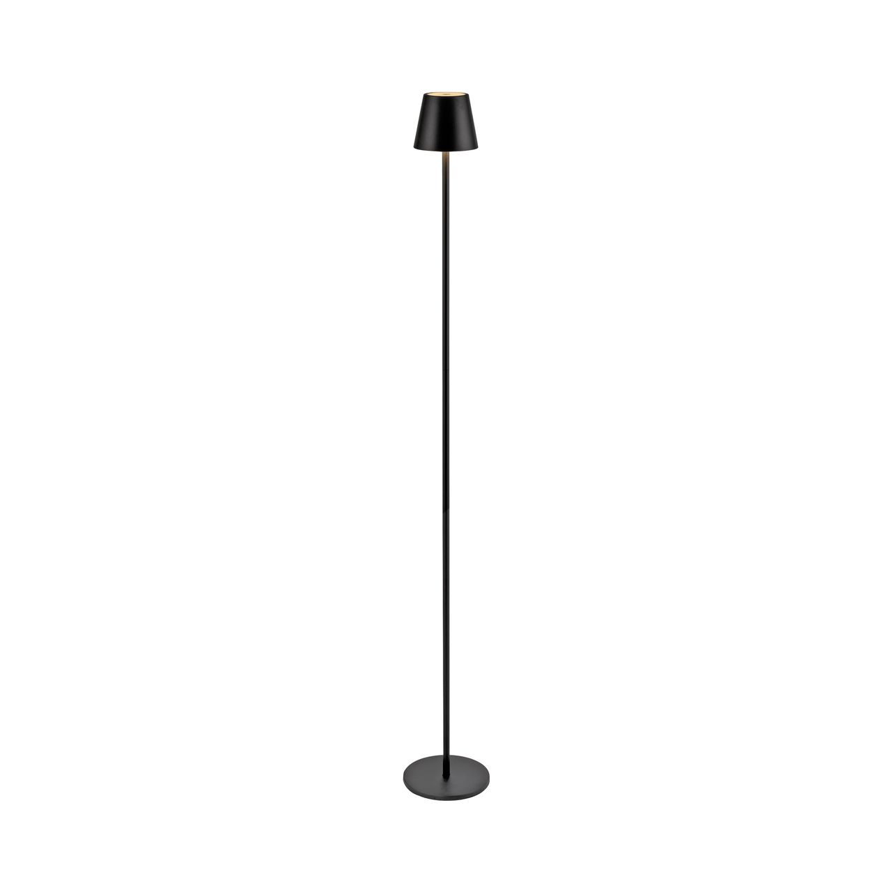 JUST LIGHT Akku-Stehleuchte EURIA, 1x LED-Board/2,50Watt/3000Kelvin, IP54, Schwarz