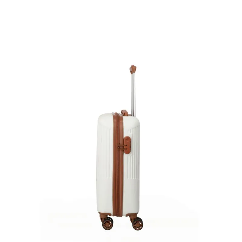 Travelite BALI Kabinengepäck mit 4 Rollen - Weiss\/Cognac