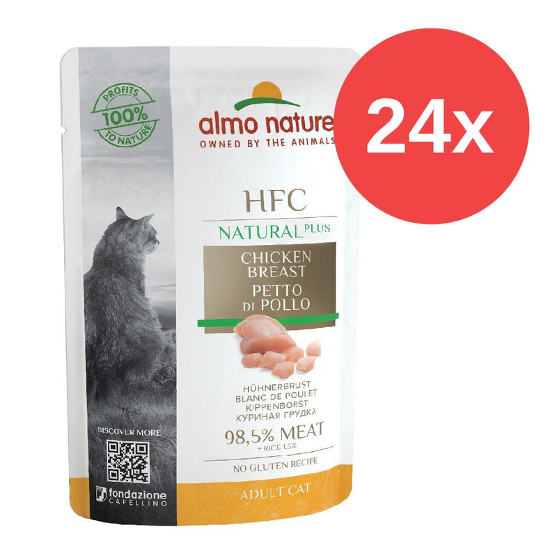 Sparpaket Almo Nature HFC Natural Plus 24 x 55 g
