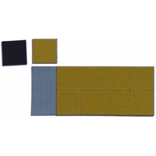 Magnet Bases 20x20mm 5x2 inkl. Ferro Soft Folie