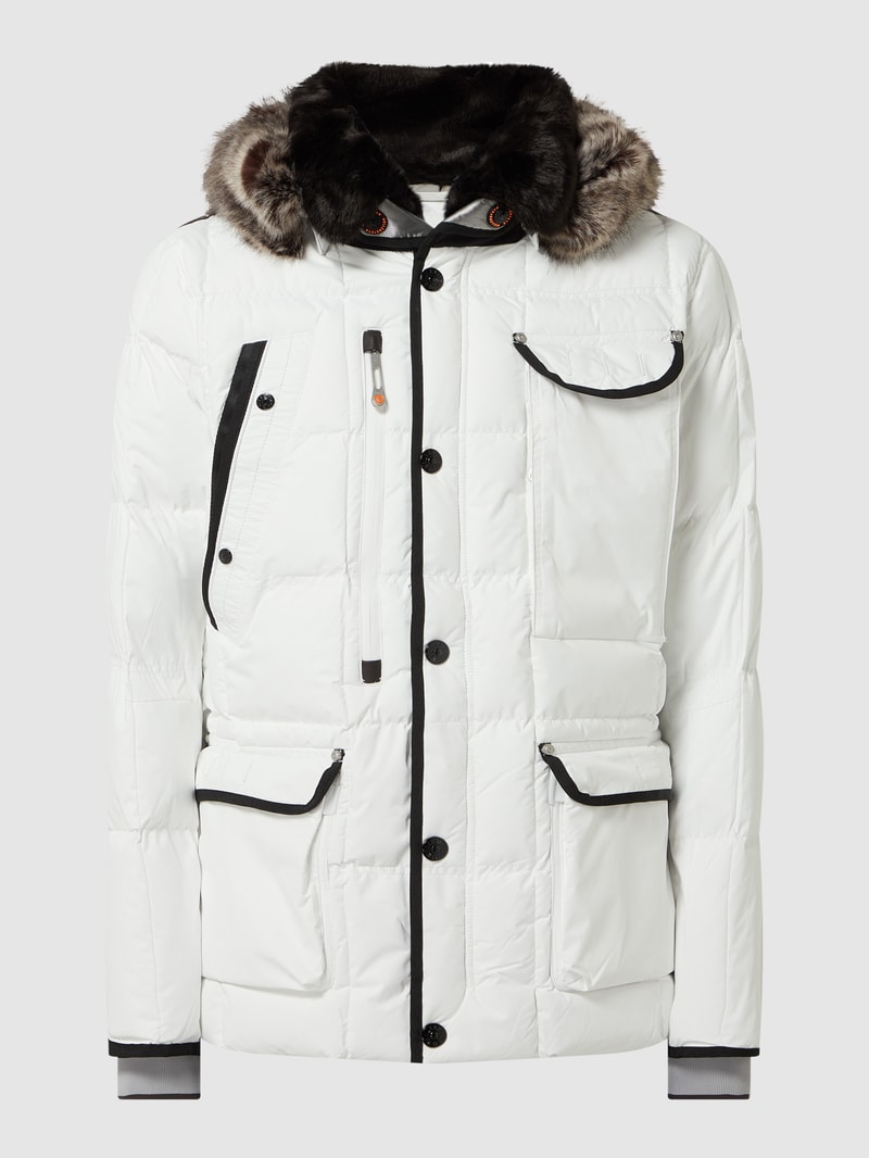 Marvellous 661 Funktionsjacke mit abnehmbarer Kapuze in weiß