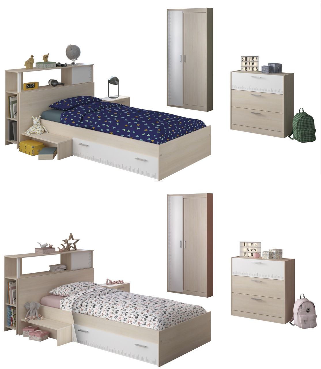 Parisot Kinderzimmer, 5-tlg., Charly 16