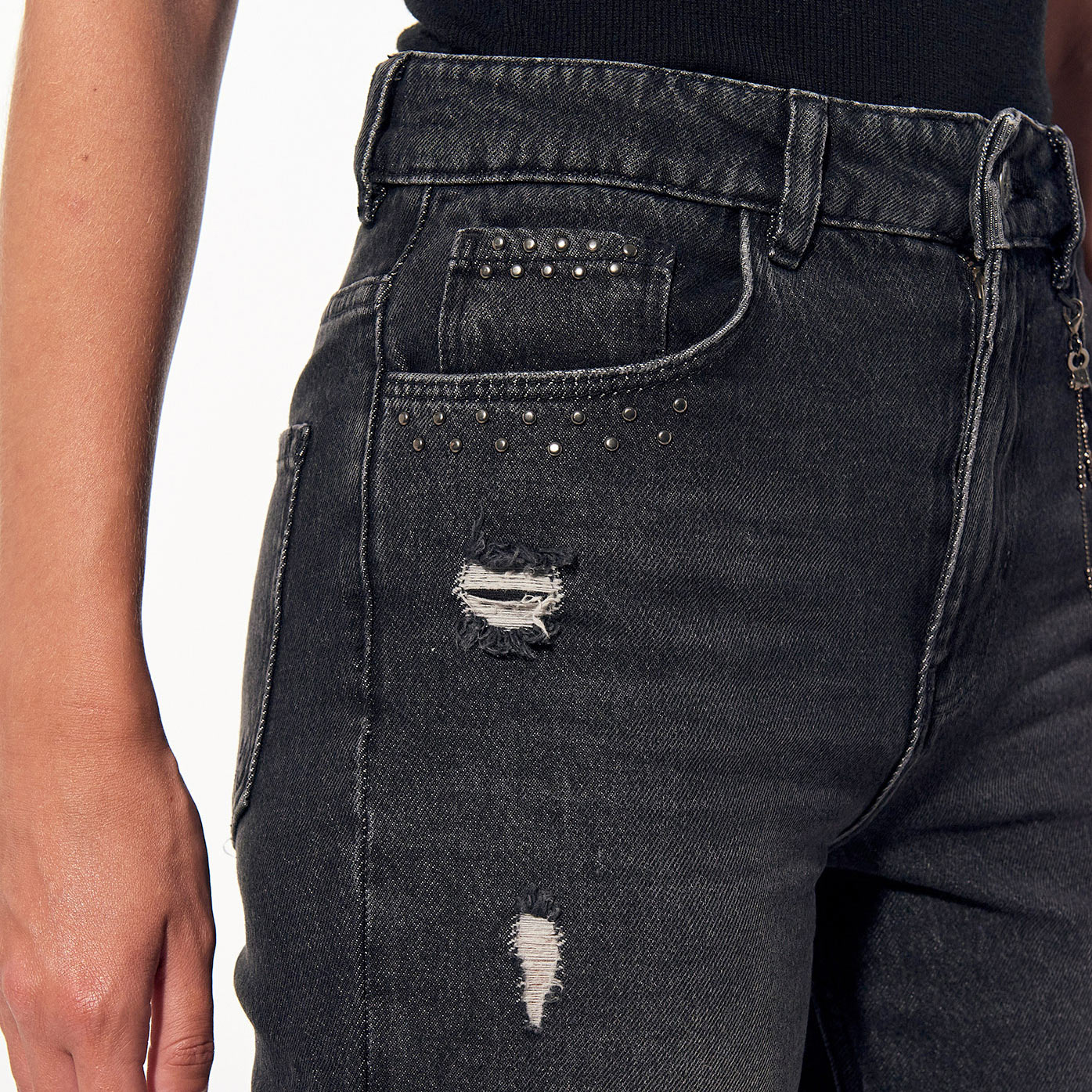 ELISA  Jean mom Femme