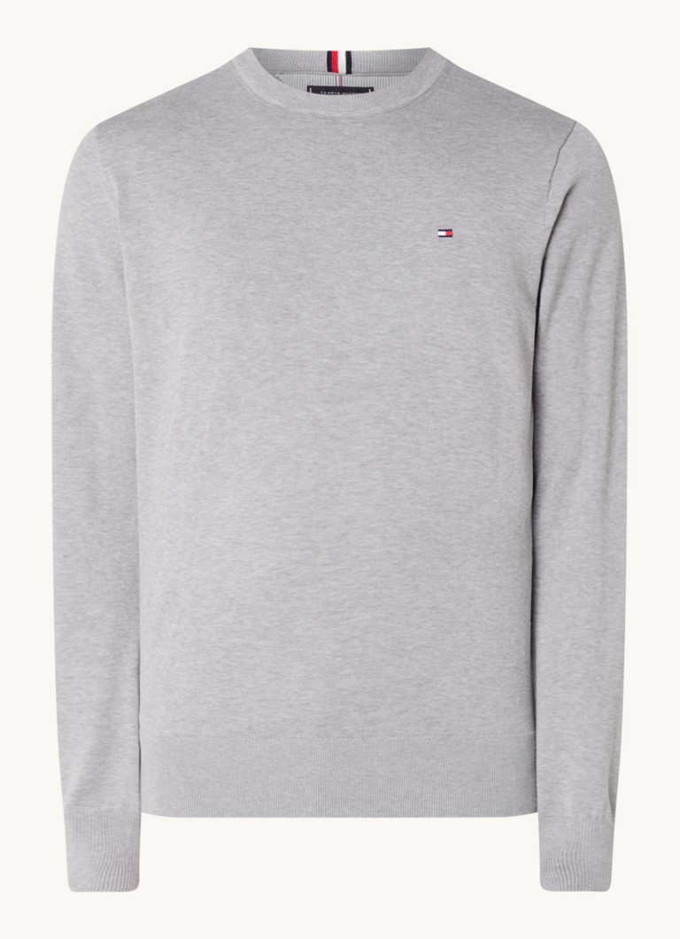 Tommy Hilfiger Fine-knit pullover in organic cotton blend