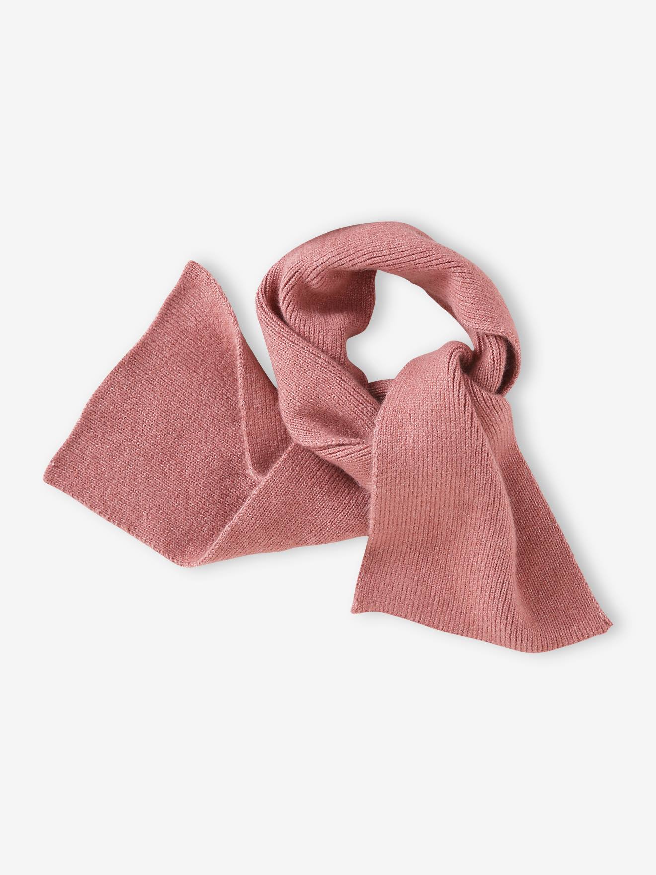 Vertbaudet Mädchen Set: Mütze, Schal & Handschuhe - altrosa