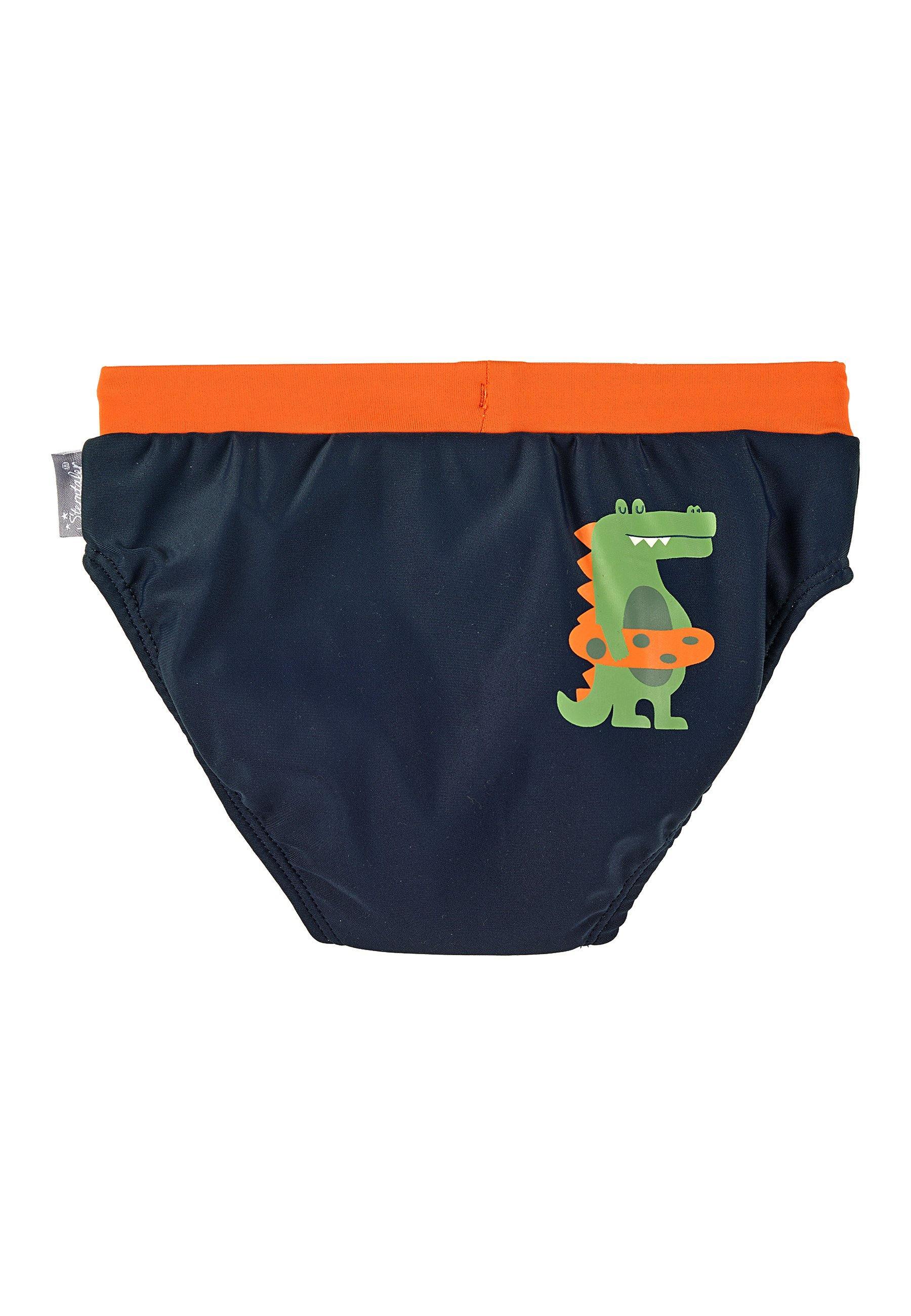 Badehose mit Windeleinsatz bis Gr. 86/92 in Marine
