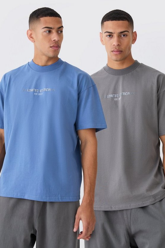 2er-Pack Oversize Limited T-Shirts