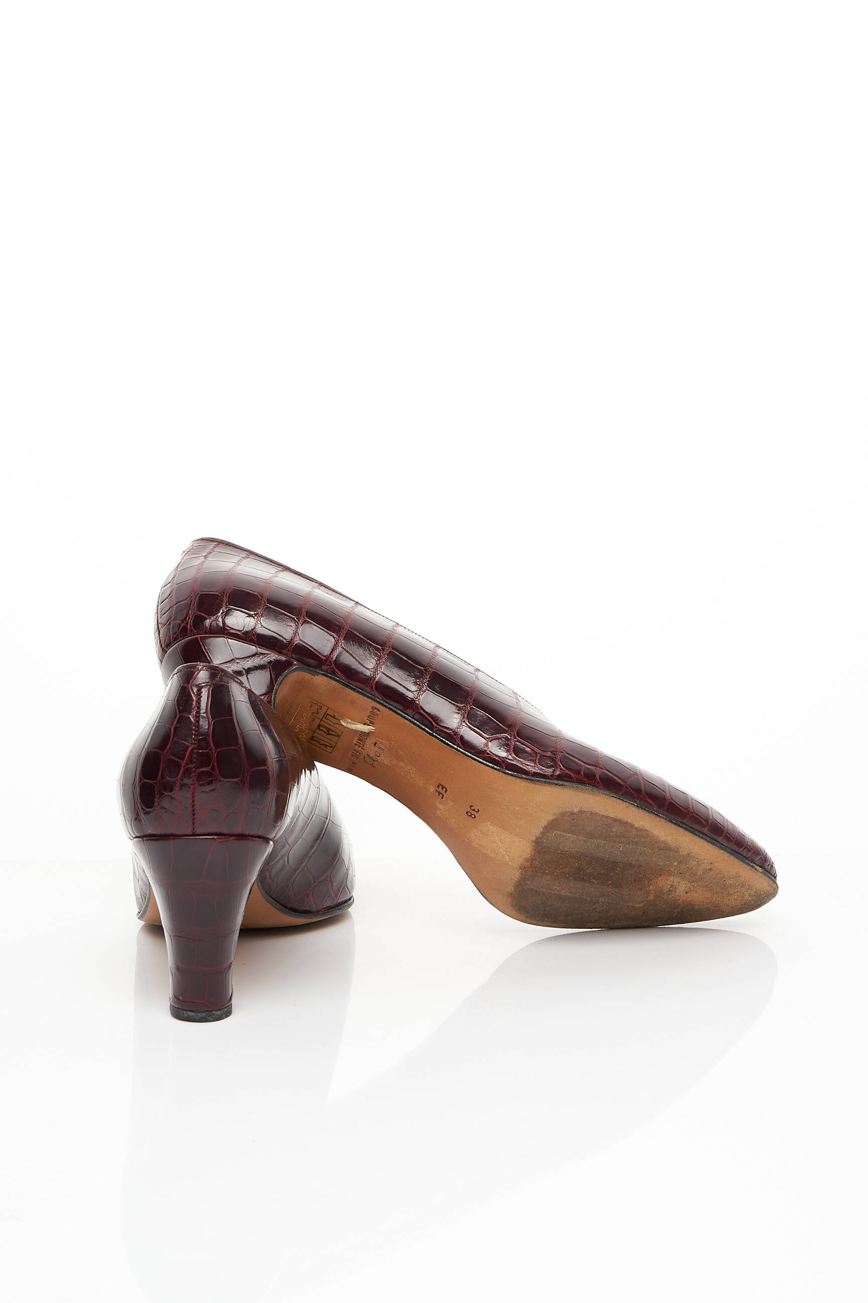 Delage Paris Escarpins Femme couleur rouge