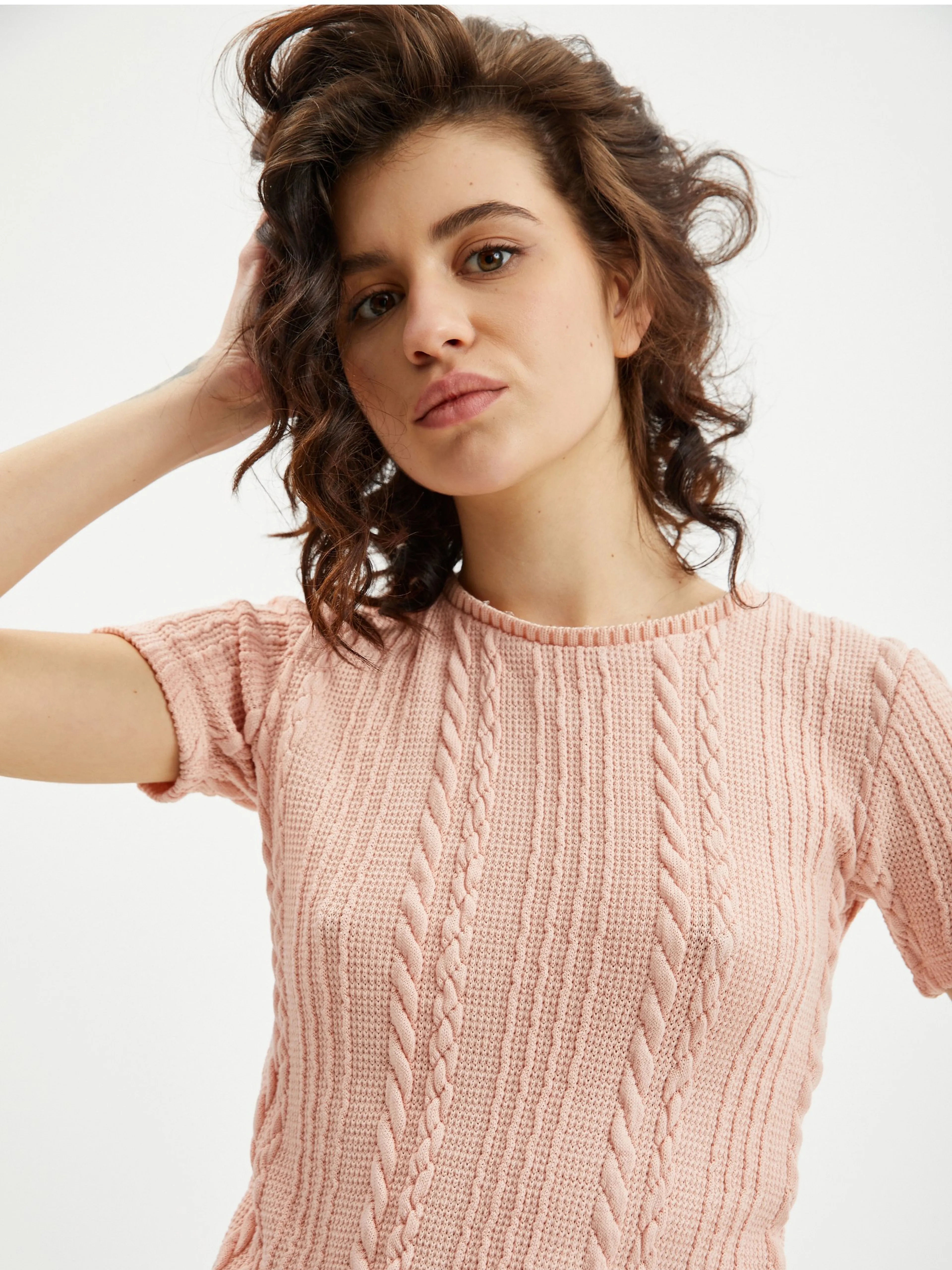 Hellrosa Bluse ORSAY